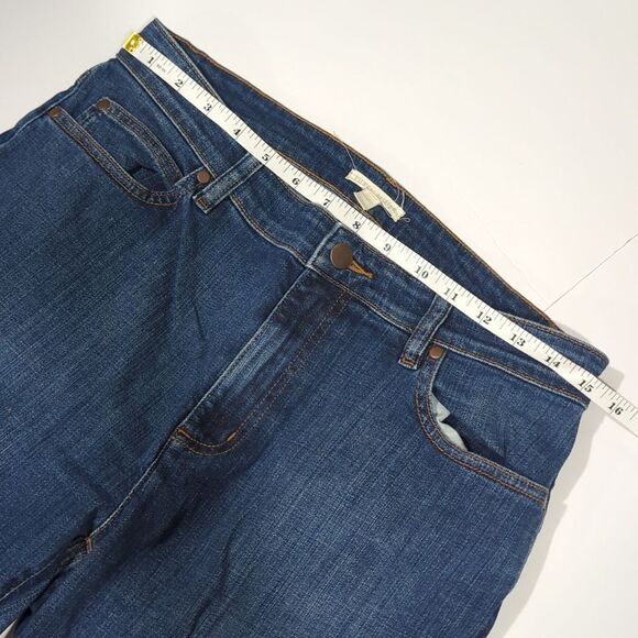 Eileen Fisher Jeans Womens 8 Medium Wash Straight Leg  R19bd - Picture 6 of 8